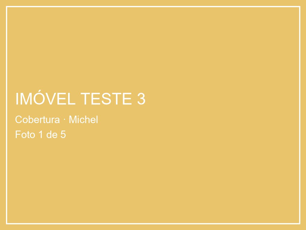 [TESTE] Cobertura 1 quartos no Michel, Criciúma