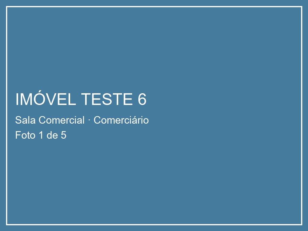 [TESTE] Sala Comercial no Comerciário, Criciúma