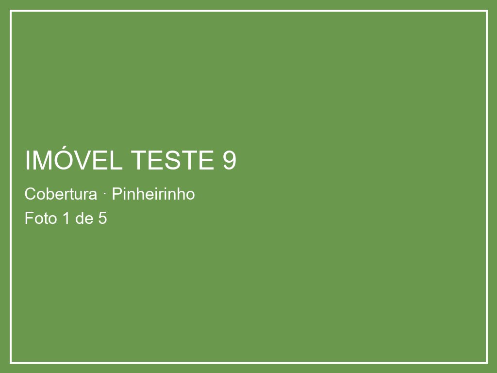 [TESTE] Cobertura 2 quartos no Pinheirinho, Criciúma