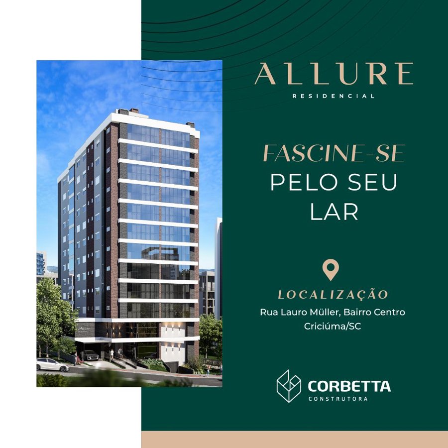 Apartamento 3 quartos no Centro, Criciúma